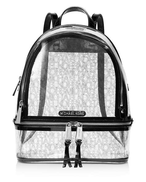 rucksack damen michael kors|michael kors clear backpack.